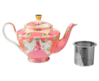 Maxwell & Williams 1L Wicked Glinda Pink Goes Good With Green Teapot w/ Infuser Set