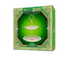 Maxwell & Williams Wicked Elphaba Pink Goes Good With Green 2-Tier Cake Stand - Green