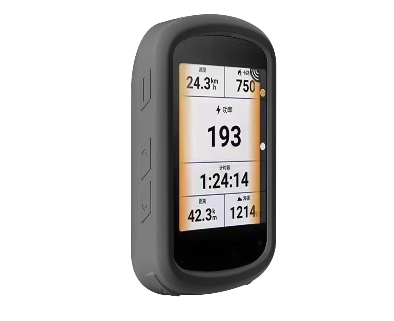 ✪ Suitable for Garmin edge840 all-inclusive computer protective case - dark gray - Dark gray