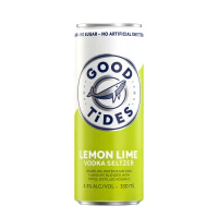 Good Tides Hard Seltzer Lemon Lime 24 x 330mL