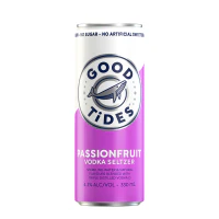 Good Tides Hard Seltzer Tropical Passionfruit 330mL Can 24 Pack