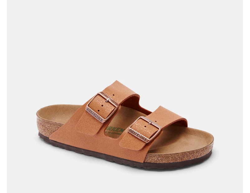 Birkenstock Women's Arizona Birkibuc Vegan Regular Fit Sandals - Pecan