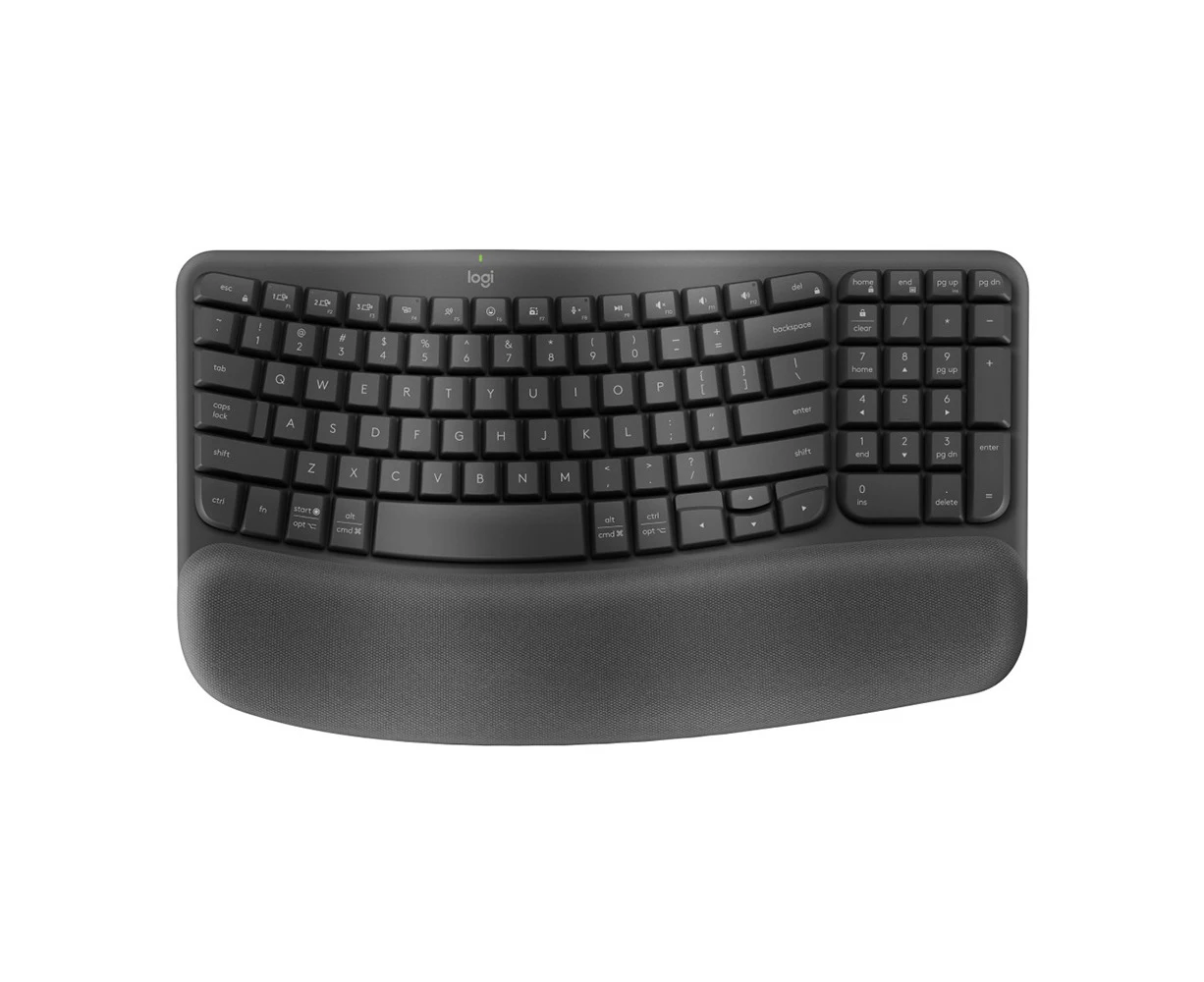 Logitech Ergo Series Wave Keys - Wireless Ergonomic Keyboard (Graphite)