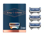 2 x 3pk Gillette King C. Gillette Neck Razor Blades