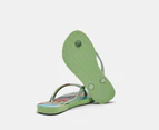 Havaianas Girls' Princess Slim Thongs - Citronella