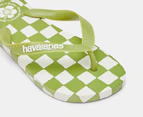 Havaianas Women's Top x Em Holiday Thongs - Green/White Check