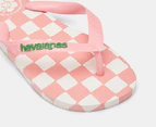 Havaianas Women's Top x Em on Holiday Thongs - Pink/White Check