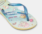 Havaianas Girls' My Little Pony Slim Thongs - Lemon Yellow