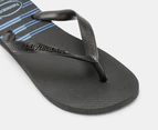 Havaianas Men's Top Basic Thongs - Black/Blue