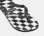 Havaianas Men's Top Distorted Thongs - Black/White Check