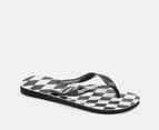 Havaianas Men's Top Distorted Thongs - Black/White Check