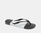 Havaianas Men's Top Block Thongs - Black/White