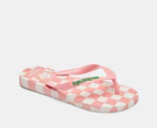 Havaianas Women's Top x Em on Holiday Thongs - Pink/White Check