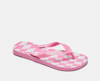 Havaianas Women's Top Distorted Thongs - Pink Lemonade/White Check