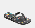 Havaianas Kids' Top Print Luwow Thongs - Black