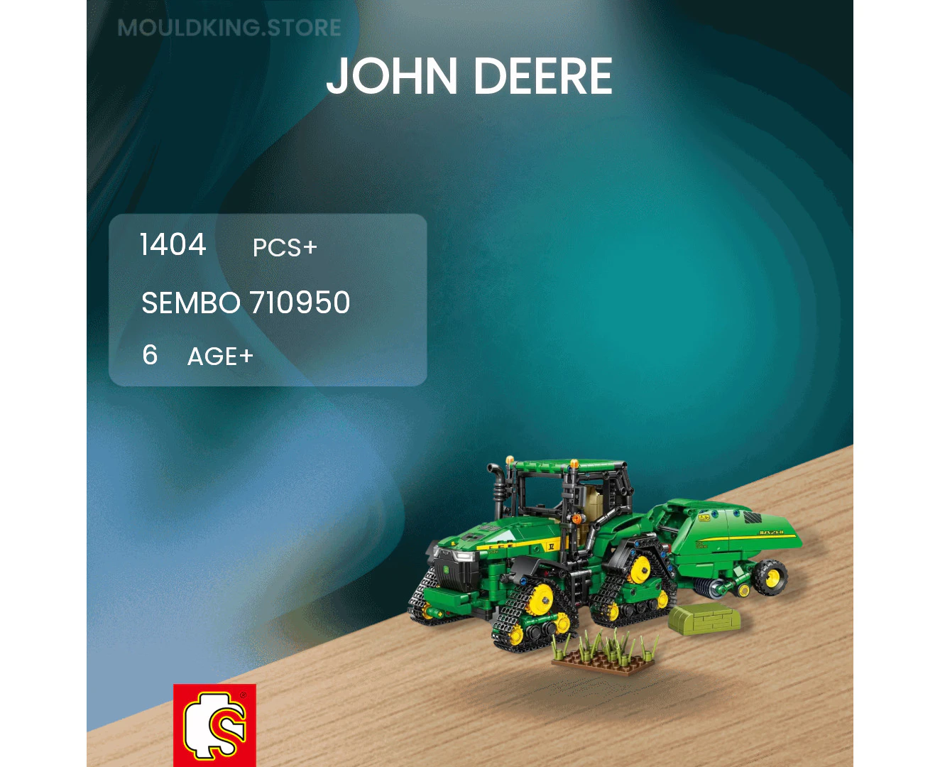 SEMBO 710950 John Deere with 1404 Pieces