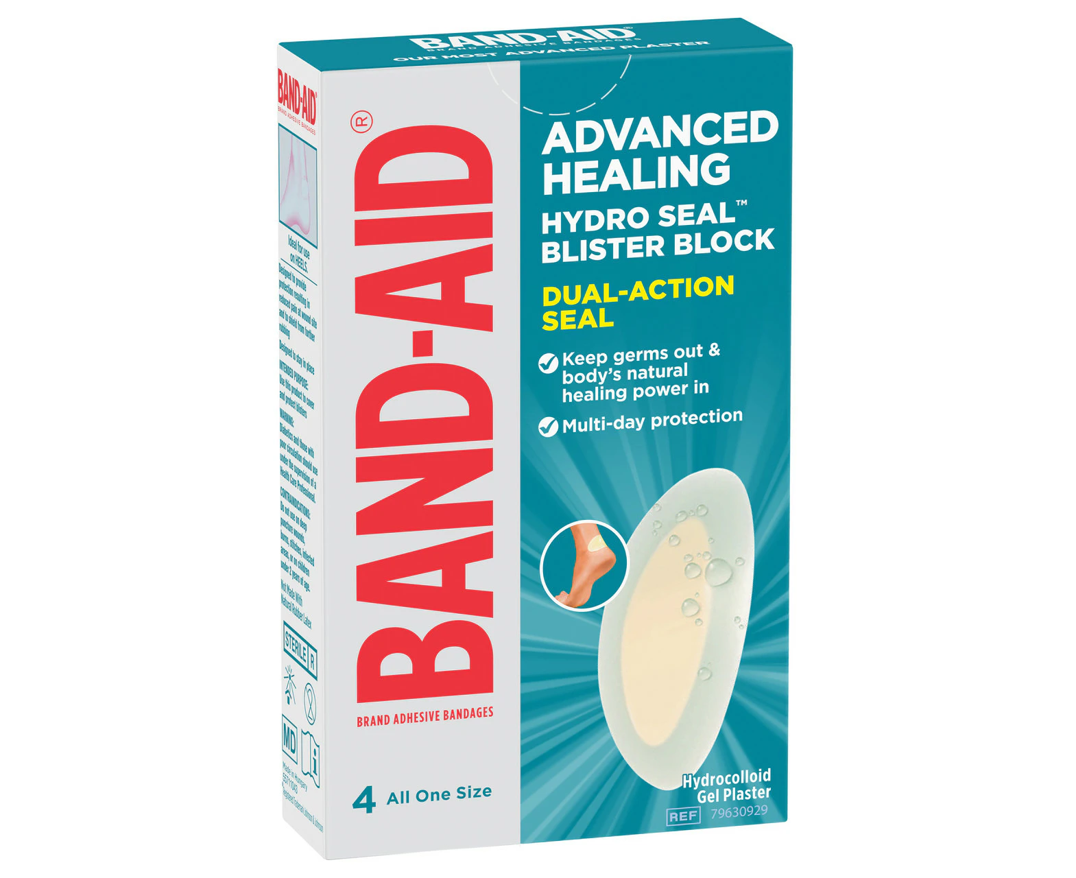 Band-Aid Advanced Healing Hydro Seal Blister Block 4 Pack