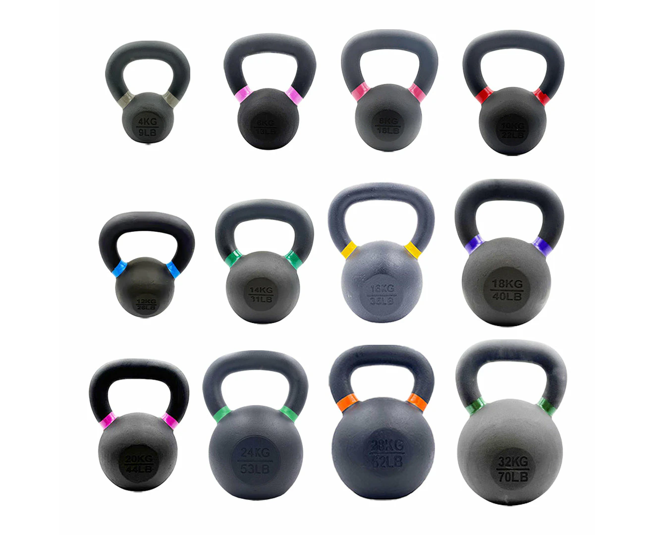 Cast Iron Kettlebells - 4kg