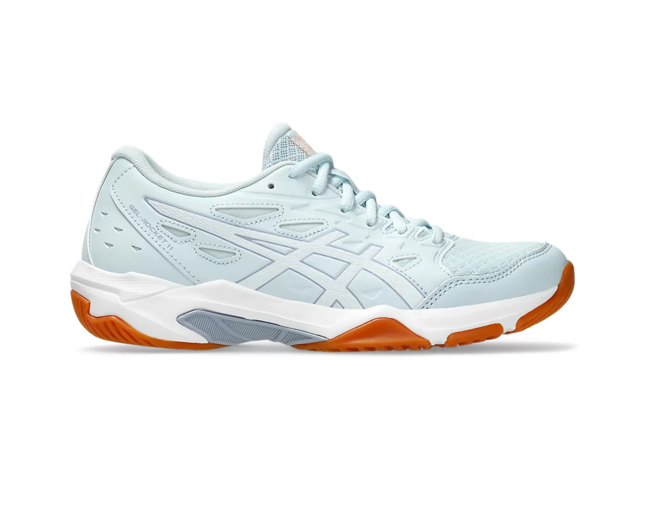 Asics Gel-Rocket 11 Women Multi Court Shoes - Cool Grey/White - 6