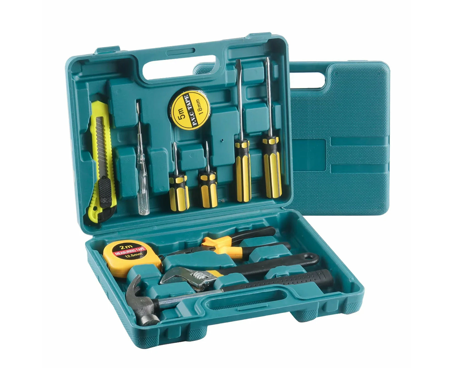 Emergency Home Toolbox Tool Set for Household Repair Kit with Essential Tools