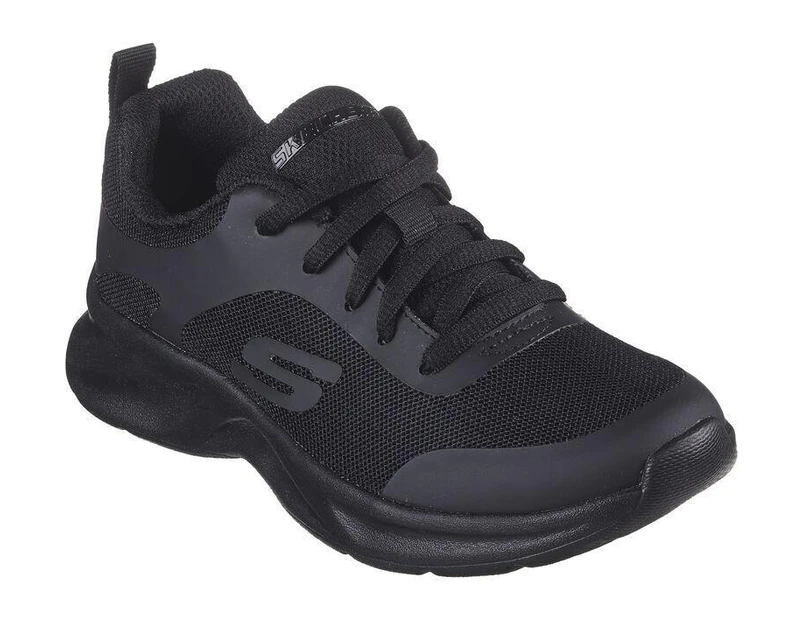 SKECHERS Dynamatic Swift Speed - School Shoe - Black/Black - Kids