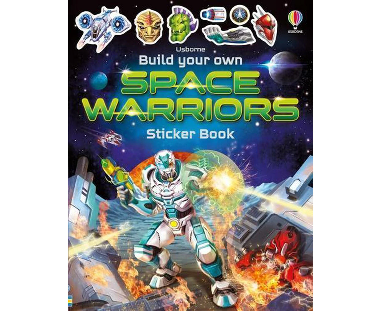 Build Your Own Space Warriors Sticker Book