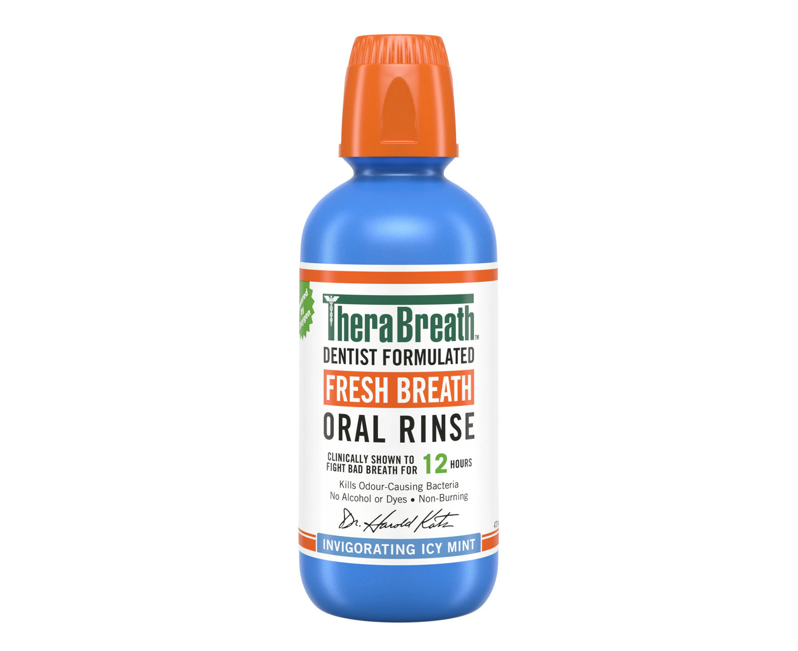 TheraBreath Mouthwash Icy Mint 473ml