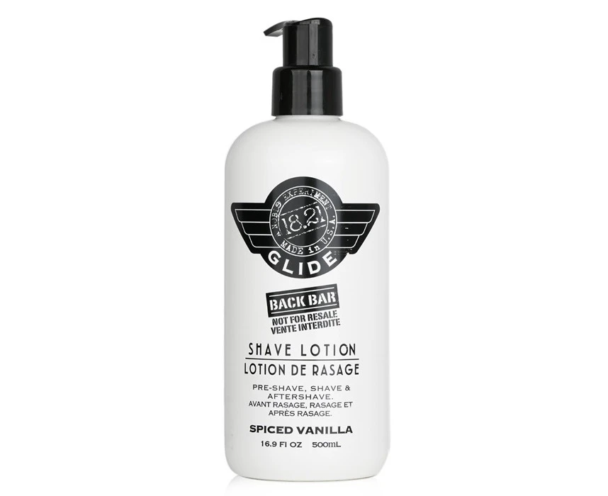 18.21 Man Made Shaving Glide  # Spiced Tobacco (For Any Skin + Any Razor) (Salon Size) 500ml/16.9oz