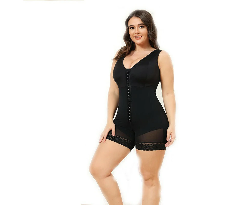 Shapewear for Women Tummy Control Post Surgery Compression Garment Butt Lifter Body Shaper-black