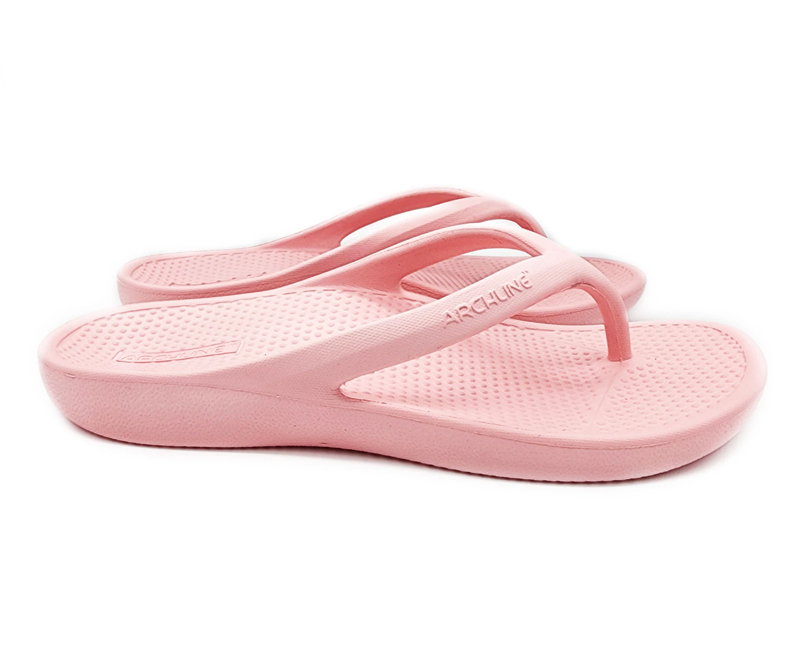 Archline Orthotic Foam Thongs Arch Support Flip Flops Orthopedic Rebound - Pink