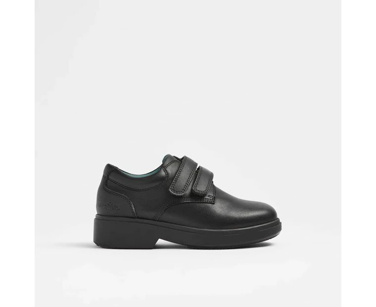 Gro-Shu Leather Twin Tab School Shoes