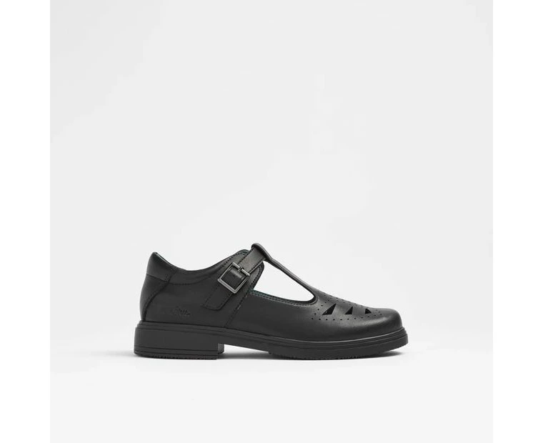 Gro-Shu Leather T-Bar School Shoes