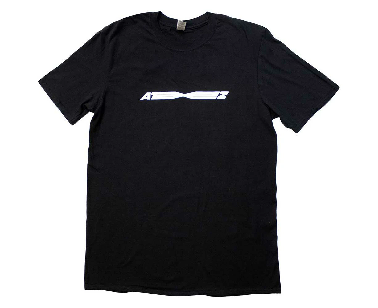 ATEEZ Unisex Adult Fellowship Tour Euro Logo Back Print T-Shirt (Black) - RO12526