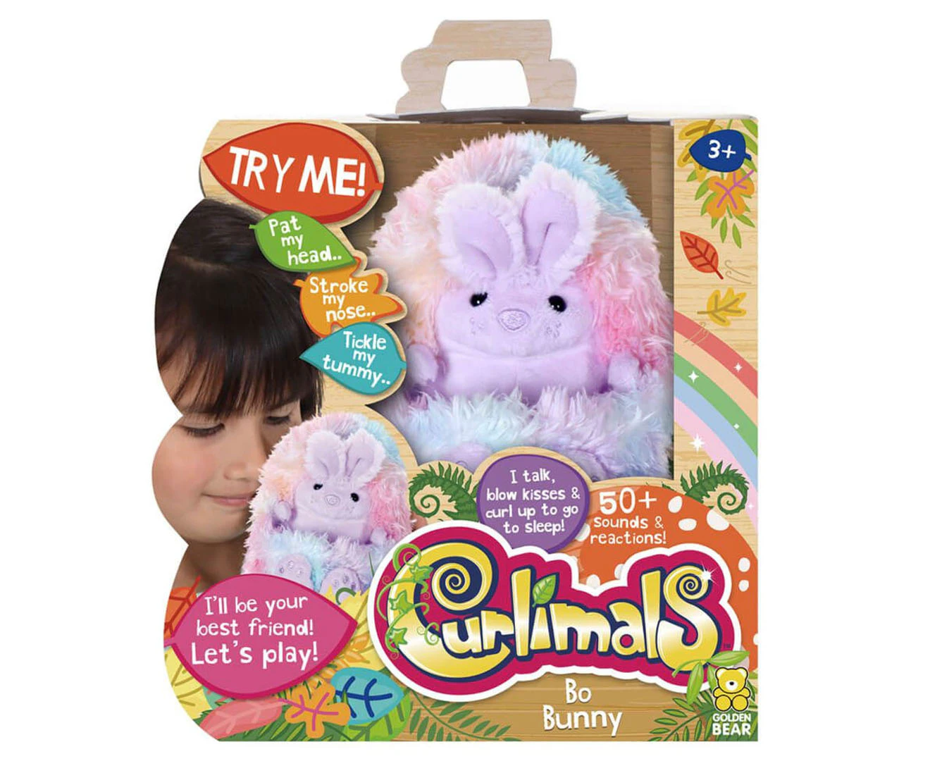 Curlimals Bo the Bunny Interactive Toy