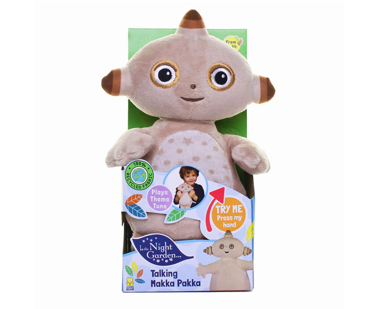 In the Night Garden Talking Makka Pakka Plush Toy