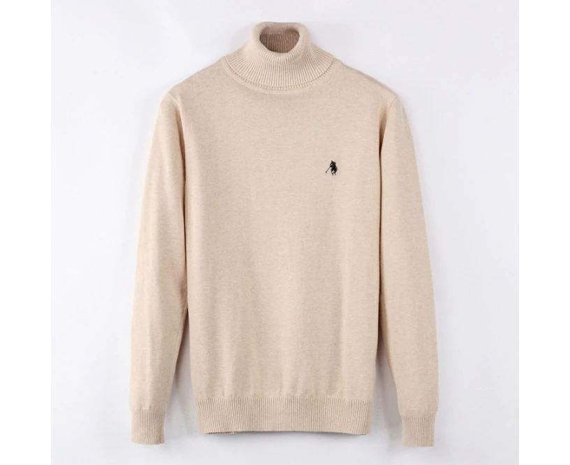 Polo Ralph Lauren Logo Embroidered Men Sweater Turtleneck Jumper