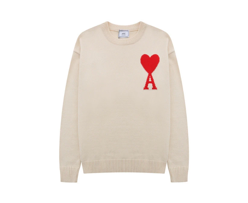 AMI PARIS AMI DE COEUR CREWNECK SWEATER