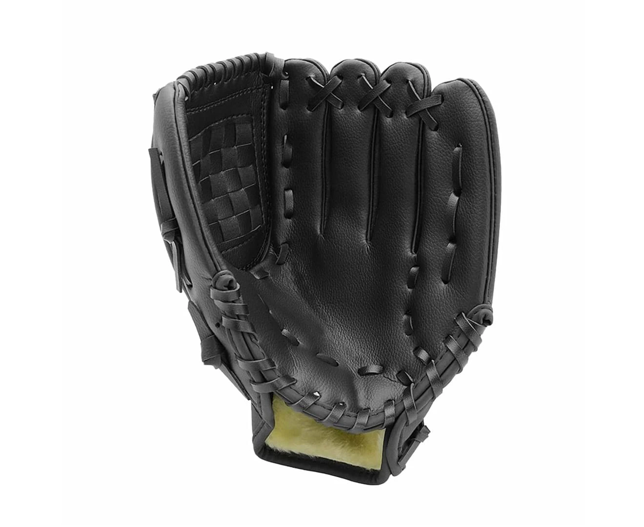 1 Baseball Glove Softball Training Glove Left Hand Glove Black L