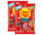 2 x 35pk Chupa Chups Faces Flat Lollipops