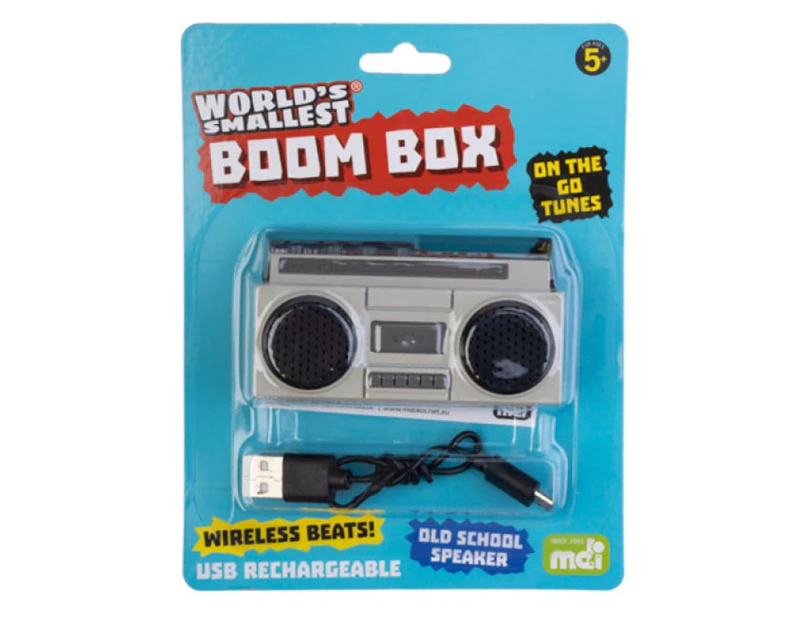 World's Smallest Boom Box Wireless Speaker