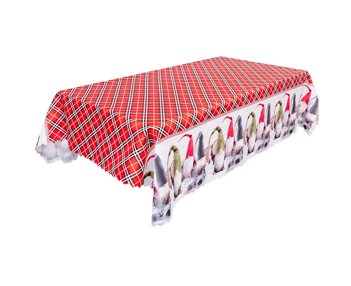 Fabric Tablecloth for Christmas, Winter, and Holiday