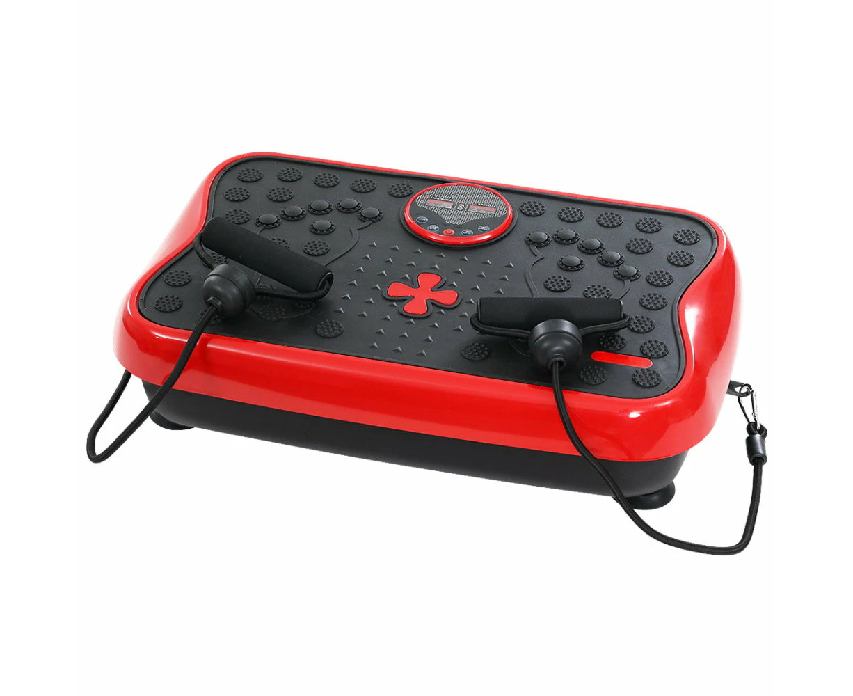 Vibration Machine Platform Plate Exercise Fit Gym Home - Red