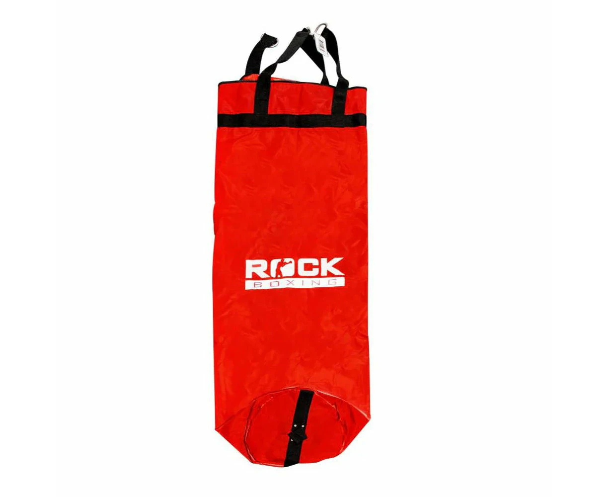 ROCK 4ft Boxing Bag Premium Grade Red (unfilled)