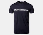 Calvin Klein Jeans Men's DC Core Institutional Logo Tee / T-Shirt / Tshirt - Night Sky