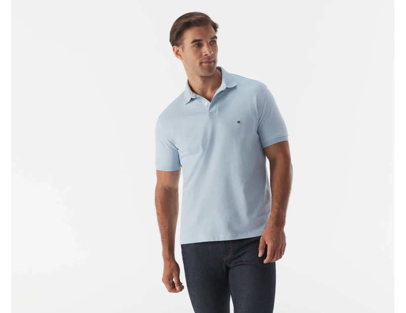 Tommy Hilfiger Men's Stretch Regular Fit Polo Shirt - Breezy Blue