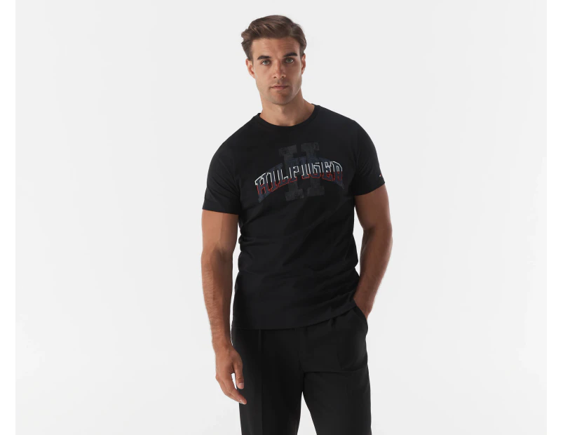 Tommy Hilfiger Men's Frederick Tee / T-Shirt / Tshirt - Dark Sable