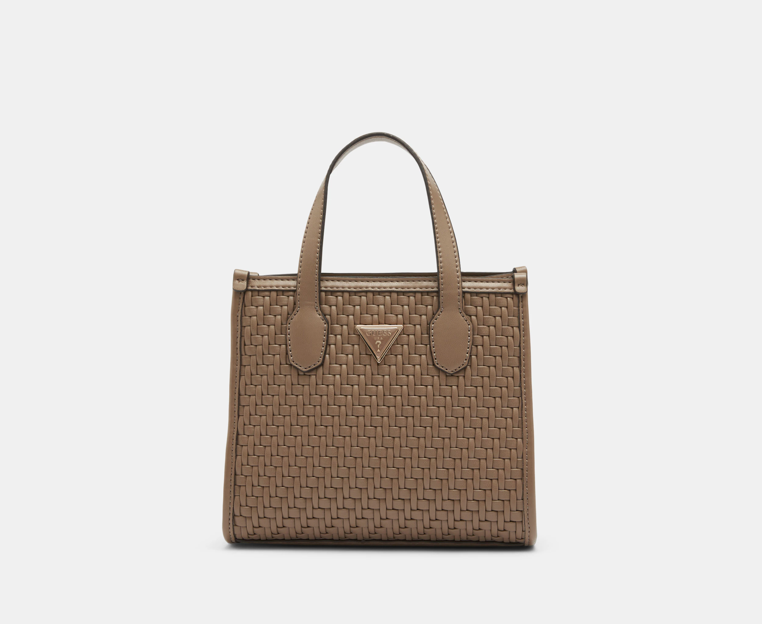 GUESS Silvana 2-Compartment Mini Tote Bag - Dark Taupe