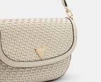 GUESS Murielle Flap Shoulder Bag - Bone