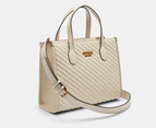 GUESS Silvana 2-Compartment Tote Bag - Bone