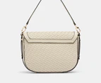 GUESS Murielle Flap Shoulder Bag - Bone